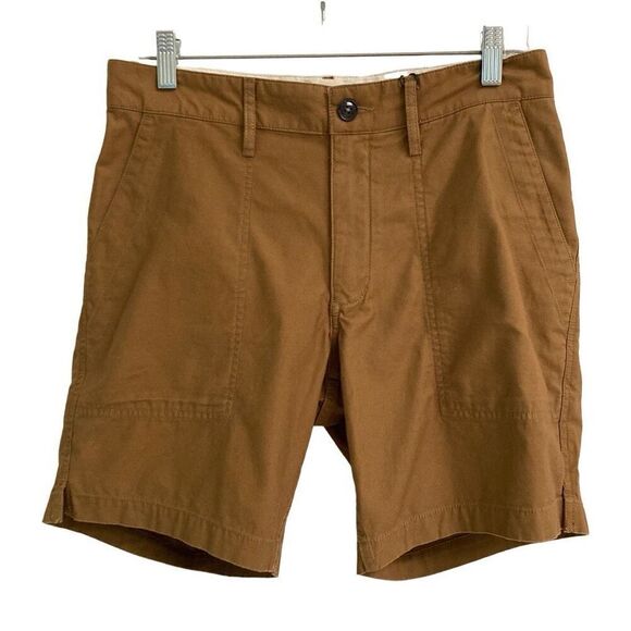 Taylor Stitch The Trail Short in Tobacco brown men’s retro 28 NEW - Picture 2 of 12
